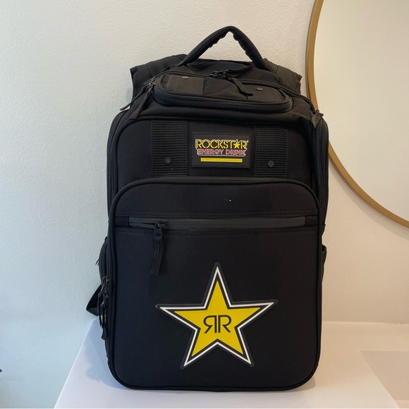 Rockstar Energy Black Backpack - Picture 1 of 12